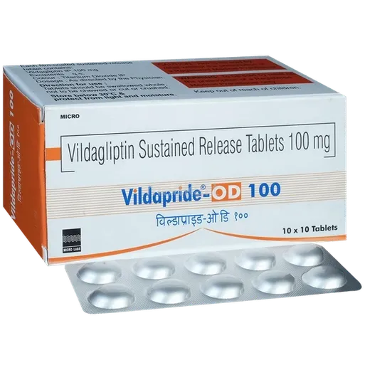 vildapride od 100mg tablet 10's